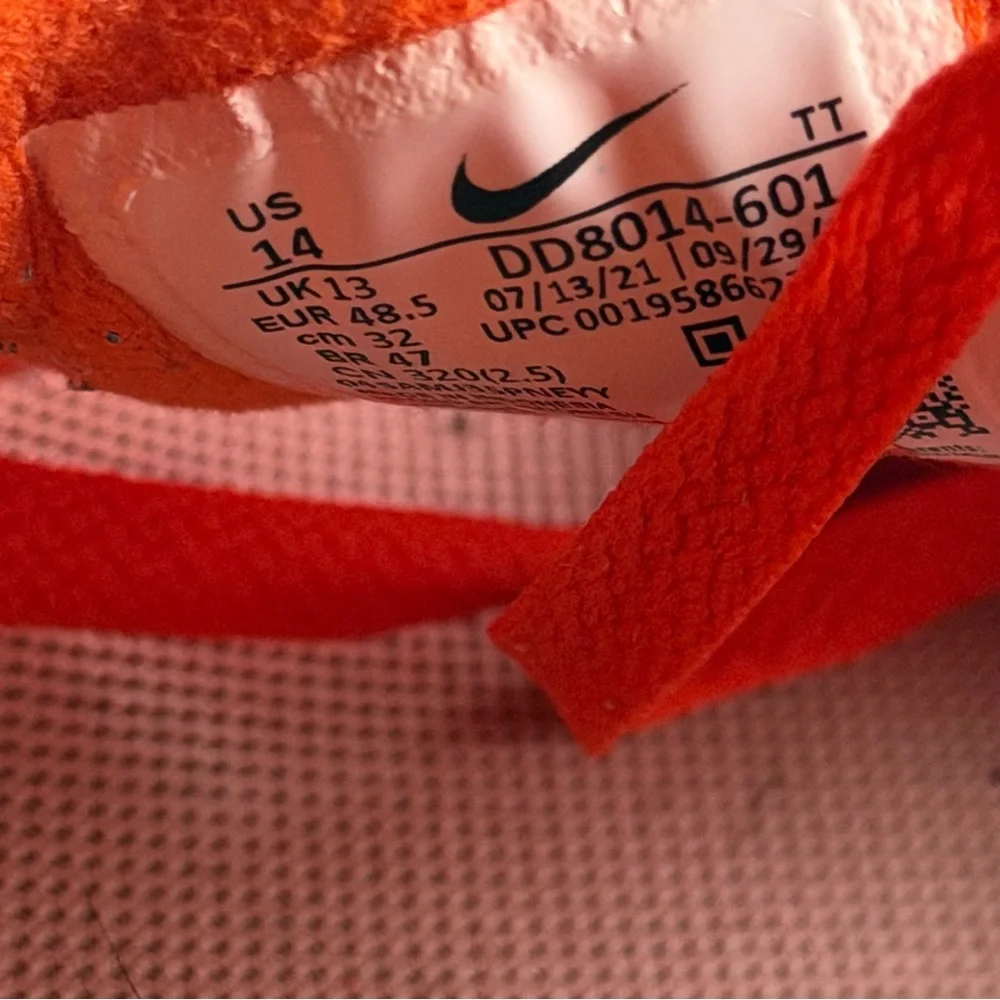 Nike Waffle One SE ‘Habanero Red’ Men’s Size 14 DD8014-601 Shoes Sneakers‎